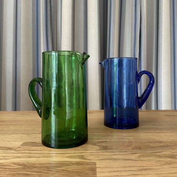 Tangier Jug Green and Blue
