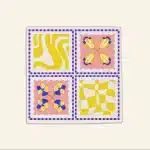Good Juju Homeware - The Poppy Tile Napkin Set