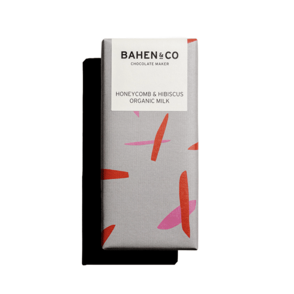 Bahen & Co - Bar Honeycomb & Hibiscus Organic Milk Chocolate