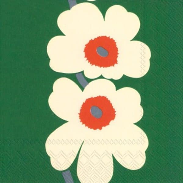 Marimekko - Napkins Unikko 60th Green