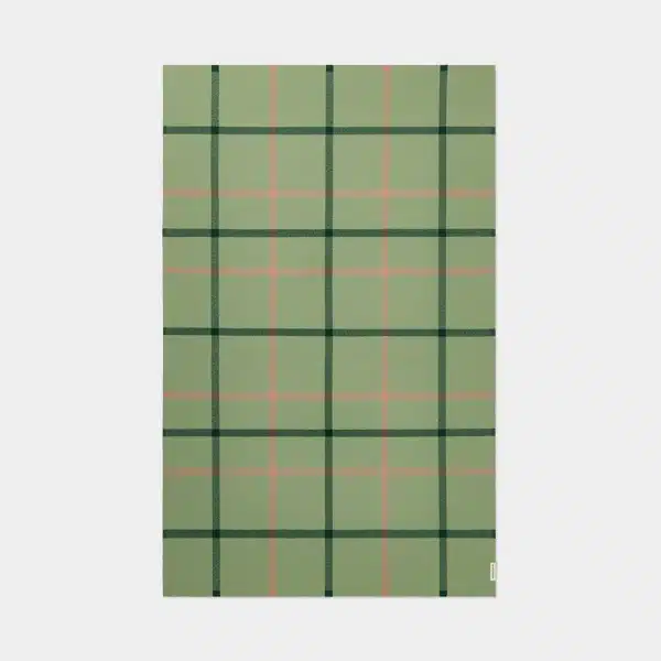 Waverley Mills - Summer Plaid Throw in Acacia Green - Image 2